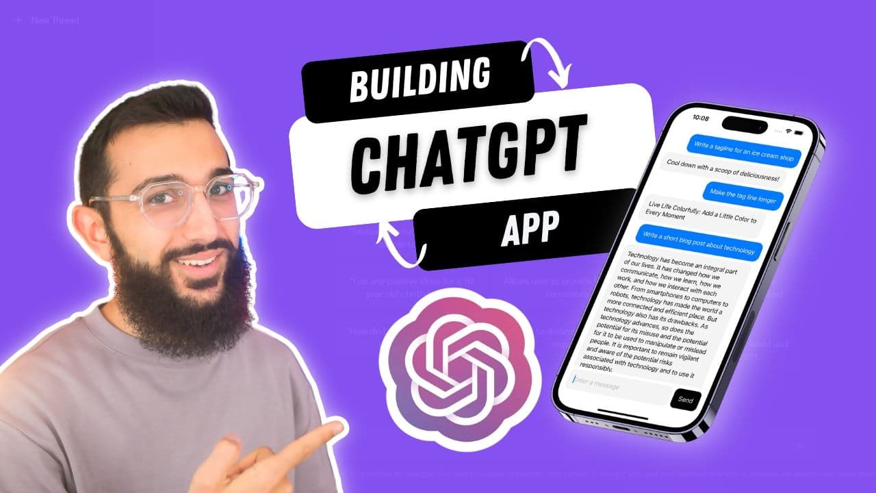 Building ChatGPT App in SwiftUI Cover Photo